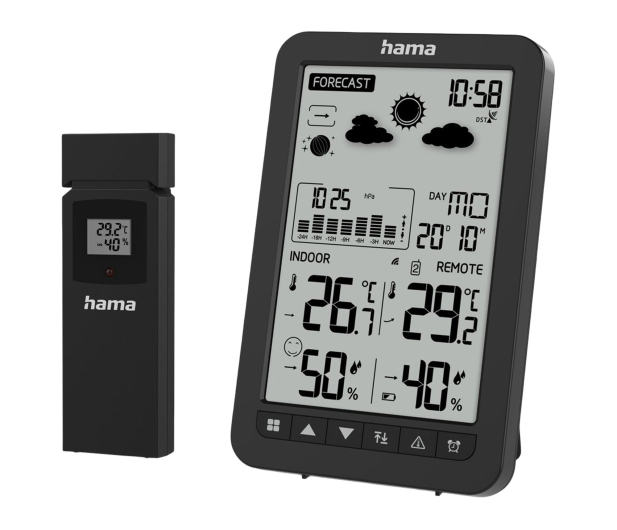 Hama STACJA POGODY KO SAMUI TERMOMETR HIGROMETR BAROMETR - 1416478 - zdjęcie 4